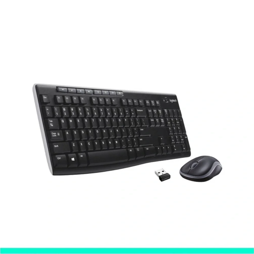 Logitech Wireless Keyboard & Mouse Combo – Full Size, USB‎ Receiver, Brand New